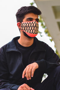 Neon Retro Unisex Cotton Face Mask