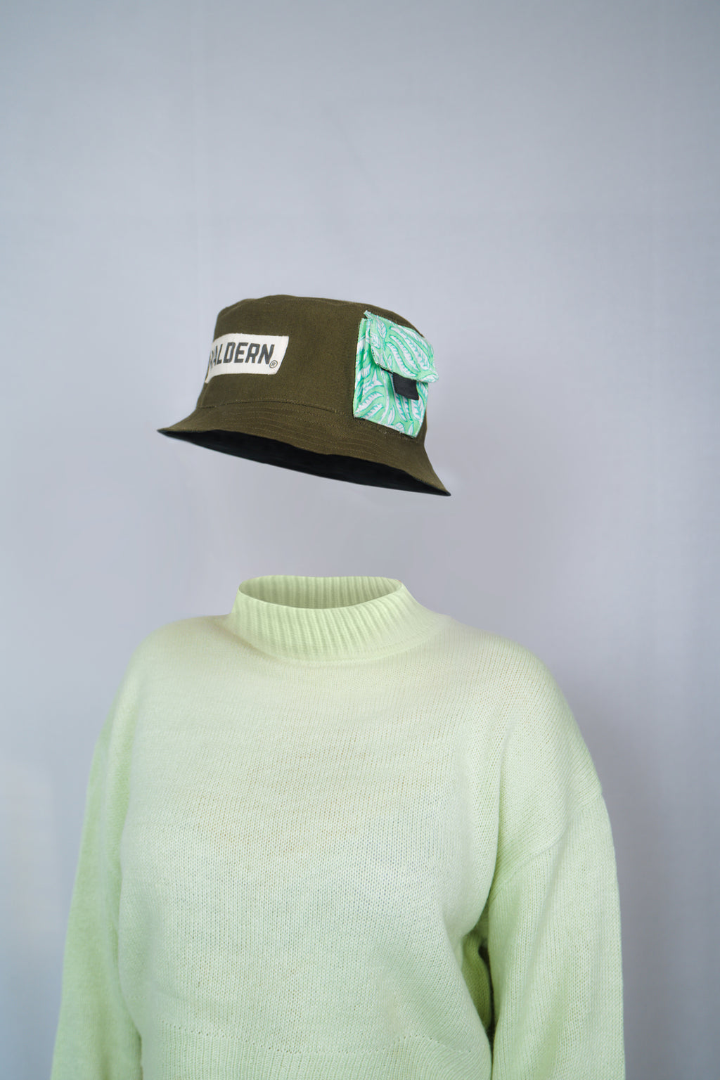 Olive Pocket Bucket Hat