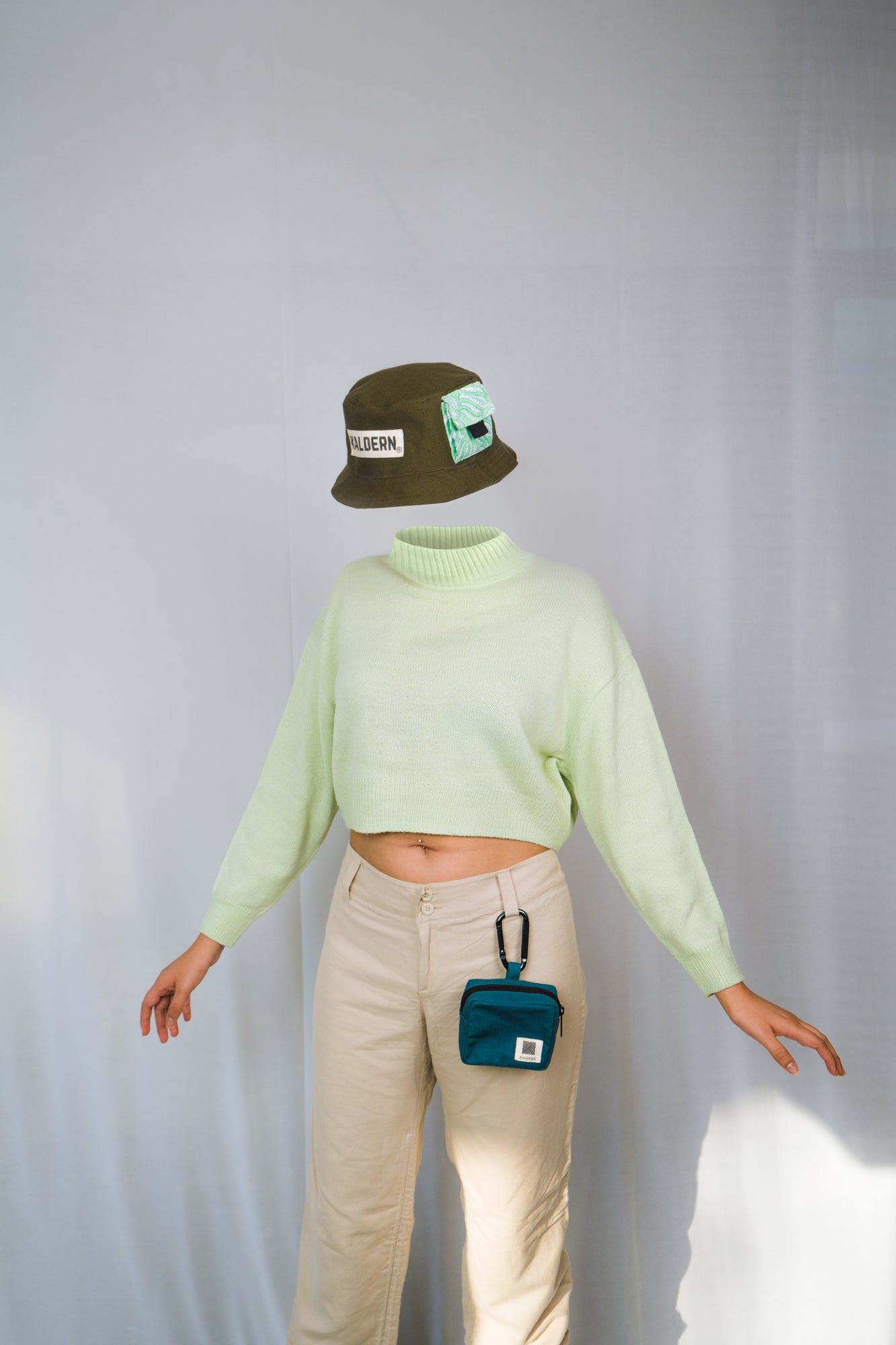 Olive Pocket Bucket Hat