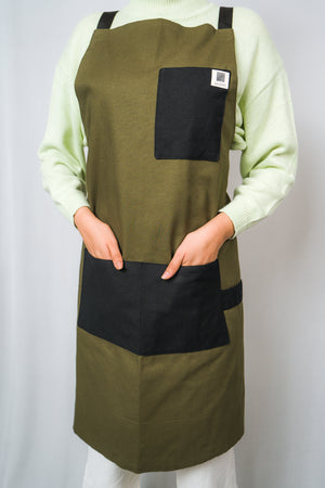 Black Olive Utility Apron
