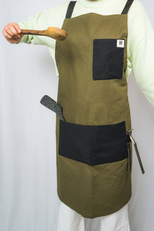 Black Olive Utility Apron