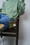 Olive Carabiner Clip Pouch