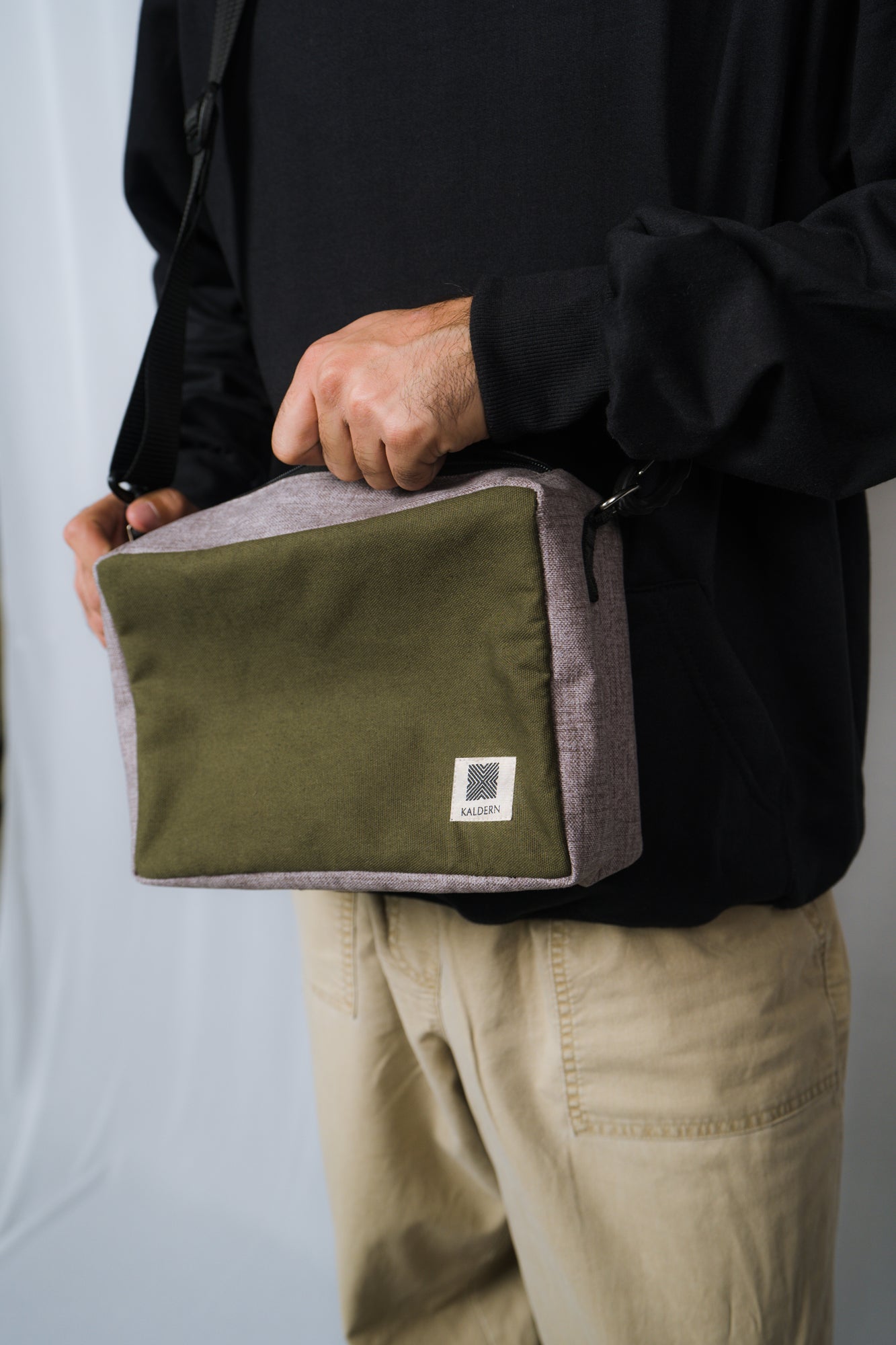 Olive-Cookie Carton Crossbag