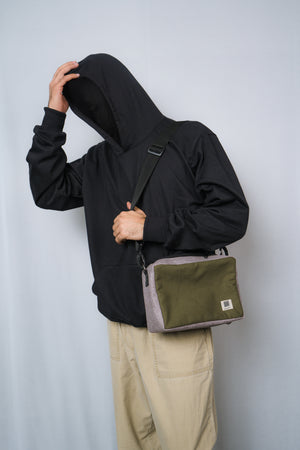 Olive-Cookie Carton Crossbag