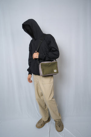 Olive-Cookie Carton Crossbag