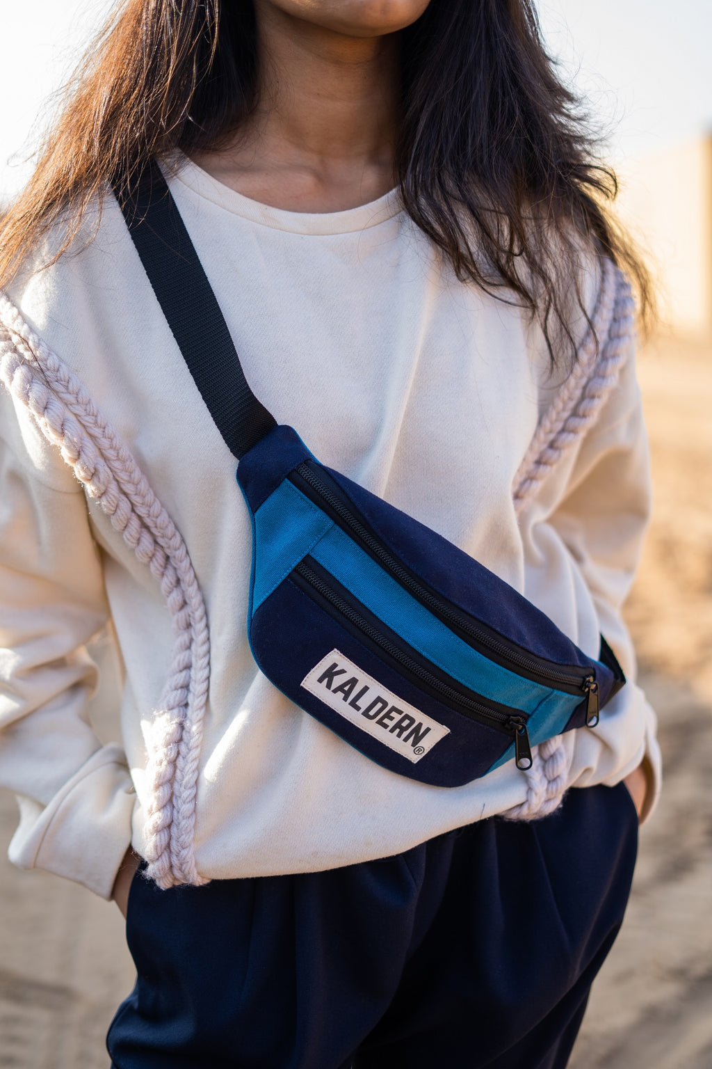 Icy Blue Fanny Pack