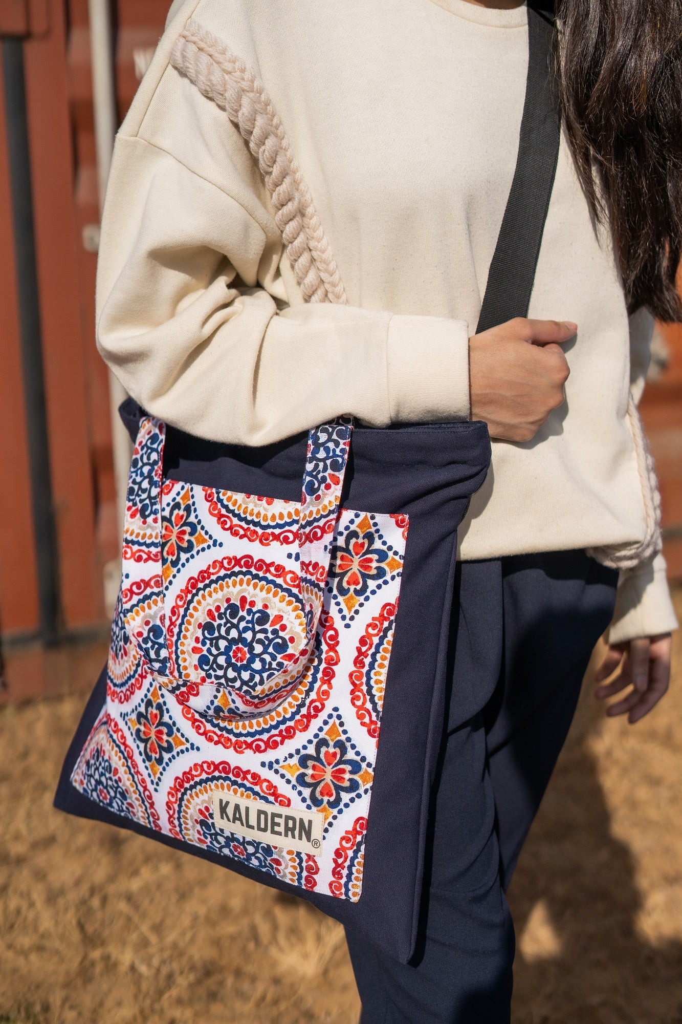 Sachakra Tote Cross Bag