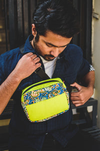 Lemon Blaze Chest Bag